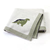 Knit Baby Dinosaur Blanket