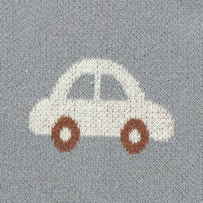 Knit Baby Car Blanket