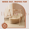 Baby Wooden Play Gym & Toy Pendants
