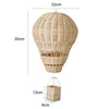 Rattan Hot Air Balloon Decor