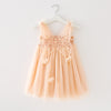 Girls Butterfly Dress With Poms